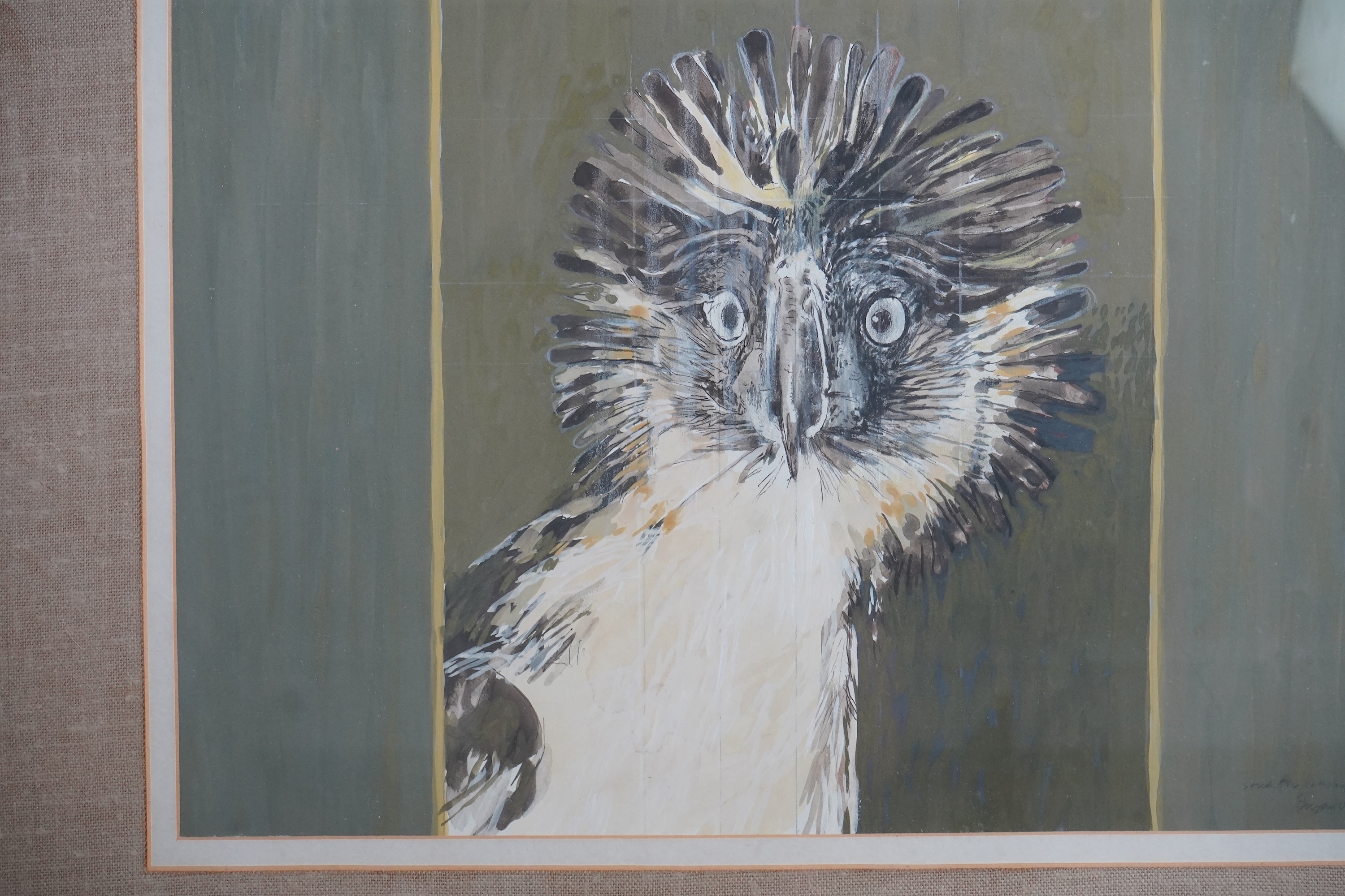 Bryan Organ, b. 1935, 'Study for the Monkey-Eating Eagle'